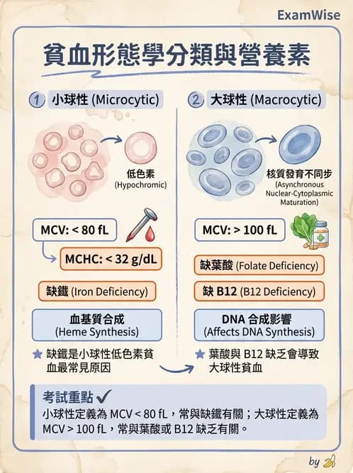 醫檢師 - 物理和化學傷害及營養疾病 - AI 圖文解析預覽
