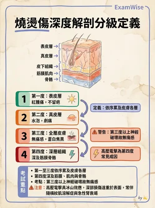 醫檢師 - 物理和化學傷害及營養疾病 - AI 圖文解析預覽