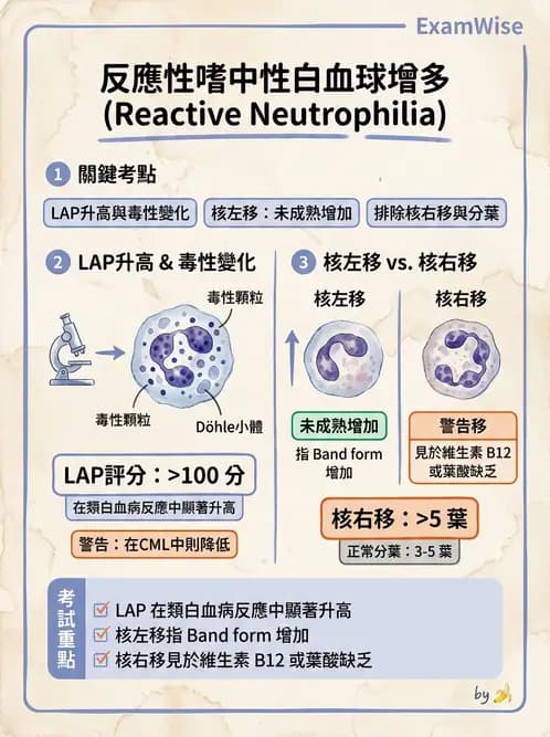醫檢師 - 白血球生理與形態 - AI 圖文解析預覽