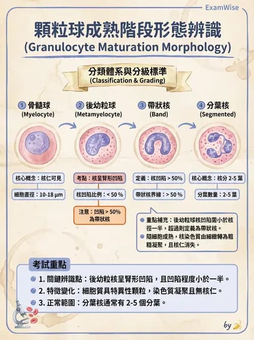 醫檢師 - 白血球生理與形態 - AI 圖文解析預覽