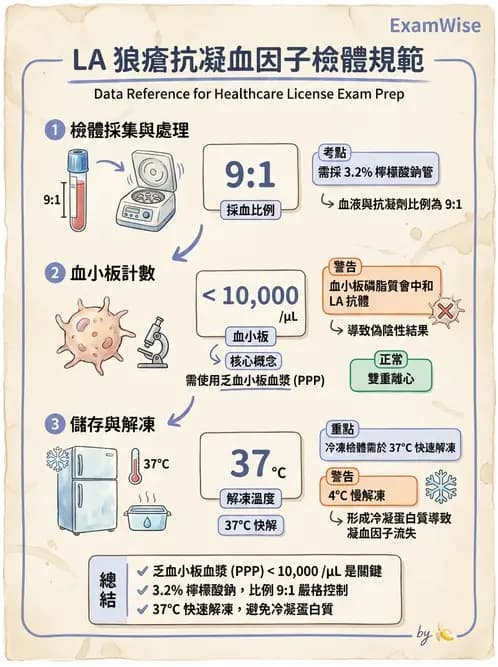醫檢師 - 血栓性疾病與抗凝治療監測 - AI 圖文解析預覽