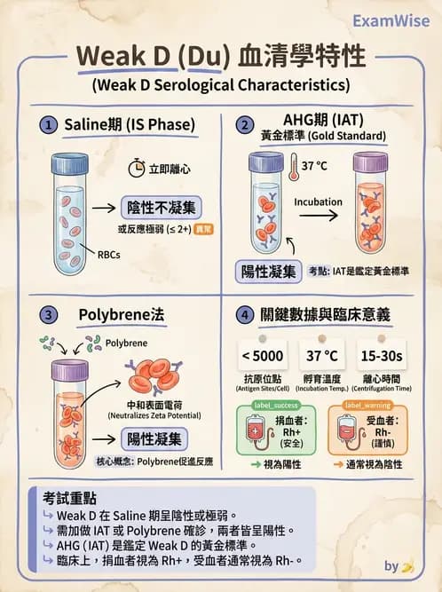醫檢師 - 紅血球抗原與血型系統 - AI 圖文解析預覽