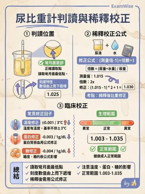 醫檢師 - 尿沉渣鏡檢與物理檢查 - AI 圖文解析預覽