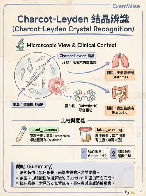 醫檢師 - 痰液一般鏡檢 - AI 圖文解析預覽