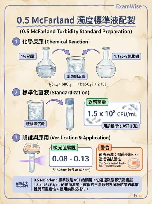 醫檢師 - 藥敏試驗方法 - AI 圖文解析預覽