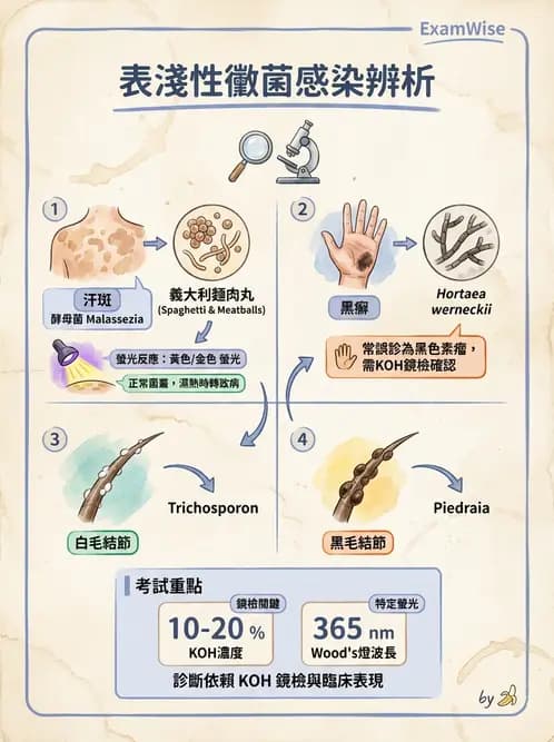 醫檢師 - 皮膚與皮下真菌感染 - AI 圖文解析預覽