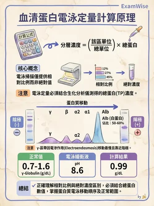 醫檢師 - 血清蛋白與蛋白質檢測 - AI 圖文解析預覽