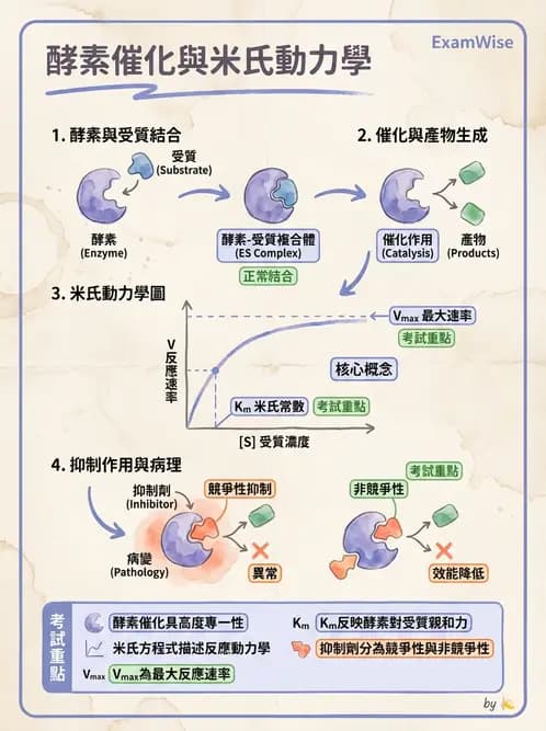 醫檢師 - 臨床酵素學基礎 - AI 圖文解析預覽