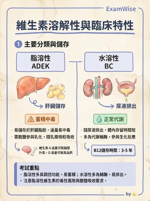 醫檢師 - 維生素 - AI 圖文解析預覽