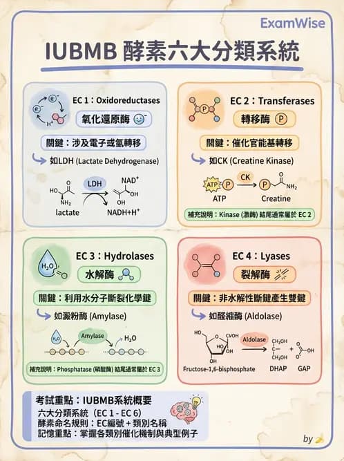醫檢師 - 臨床酵素學基礎 - AI 圖文解析預覽