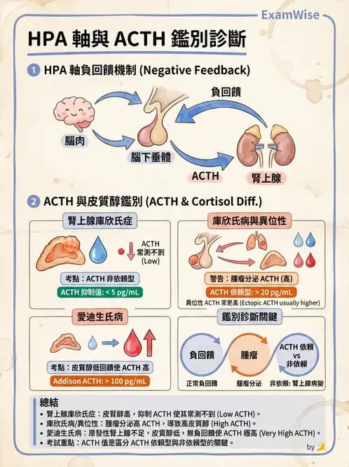 醫檢師 - 腎上腺與生殖內分泌 - AI 圖文解析預覽