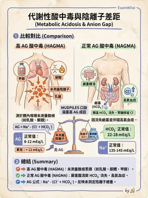 醫檢師 - 血液氣體分析及酸鹼平衡 - AI 圖文解析預覽