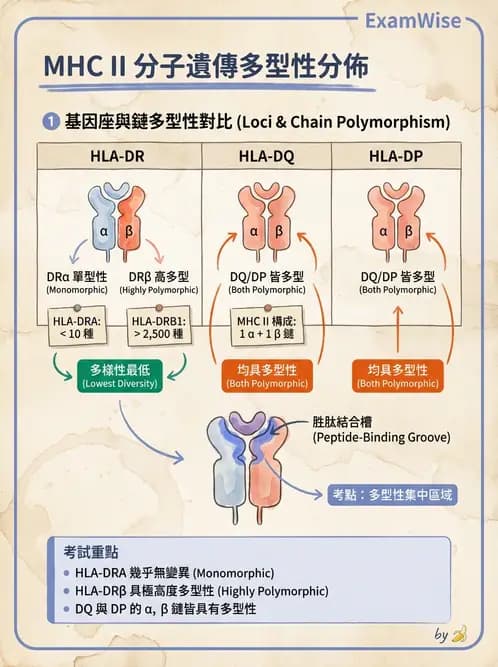 醫檢師 - 組織型與移植免疫學 - AI 圖文解析預覽
