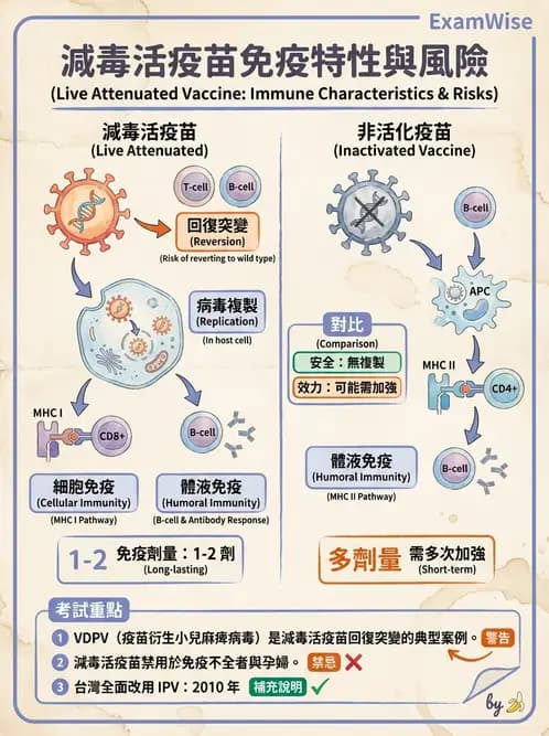 醫檢師 - 抗病毒藥物與疫苗通論 - AI 圖文解析預覽