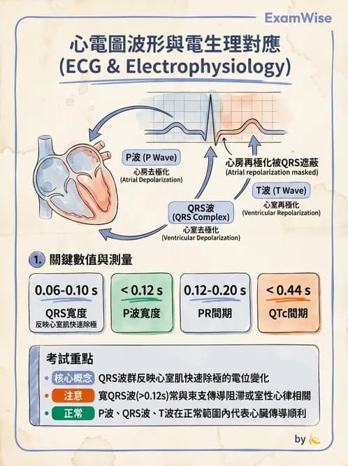 醫檢師 - 心電圖基礎與判讀 - AI 圖文解析預覽