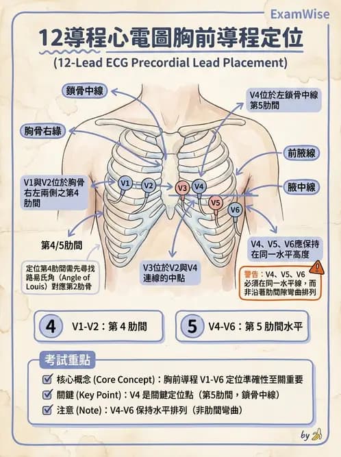 醫檢師 - 心電圖基礎與判讀 - AI 圖文解析預覽