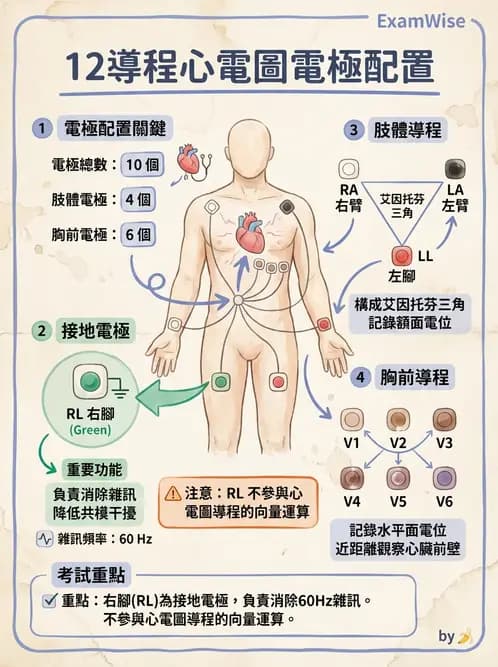 醫檢師 - 心電圖基礎與判讀 - AI 圖文解析預覽