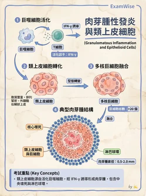 醫檢師 - 細胞傷害、發炎與修復 - AI 圖文解析預覽