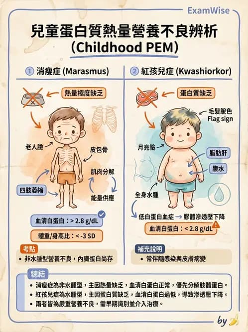 醫檢師 - 物理和化學傷害及營養疾病 - AI 圖文解析預覽