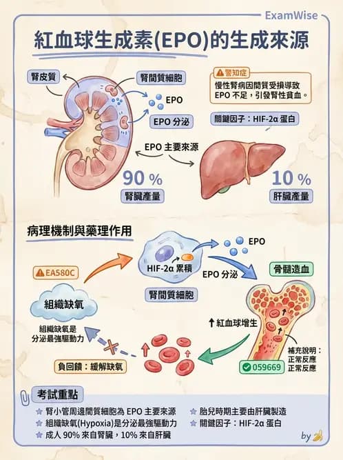 醫檢師 - 紅血球生理與形態 - AI 圖文解析預覽