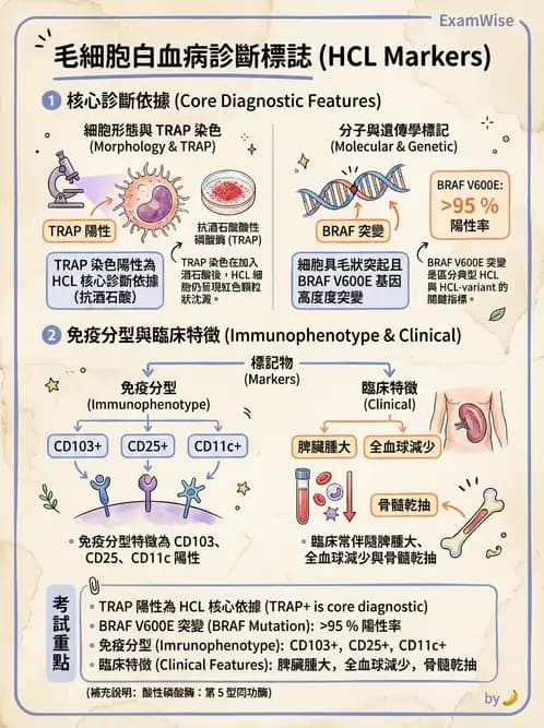 醫檢師 - 淋巴瘤、漿細胞疾病與白血球異常 - AI 圖文解析預覽