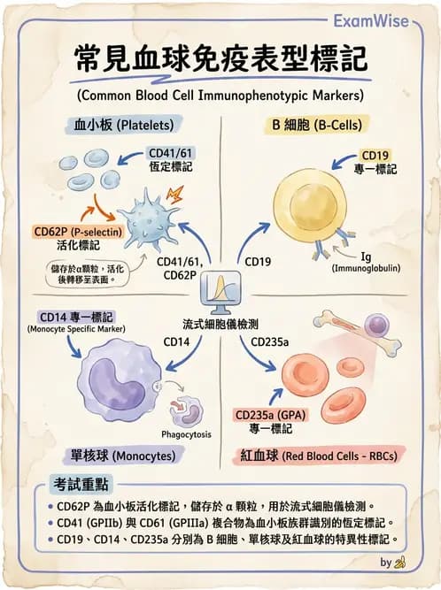 醫檢師 - 血小板與止血生理 - AI 圖文解析預覽