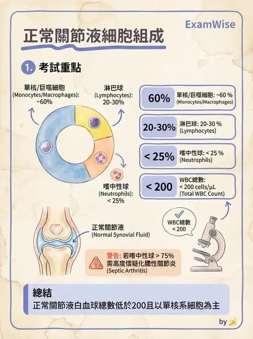 醫檢師 - 滑膜液檢查 - AI 圖文解析預覽