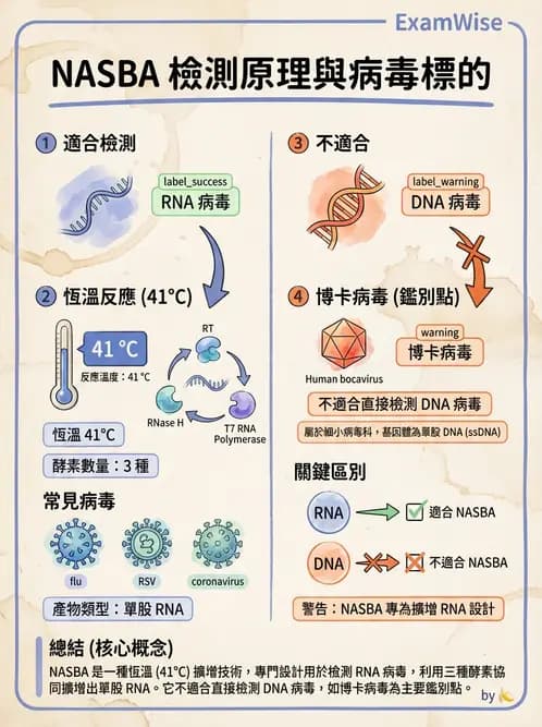 醫檢師 - 核酸擴增與萃取技術 - AI 圖文解析預覽