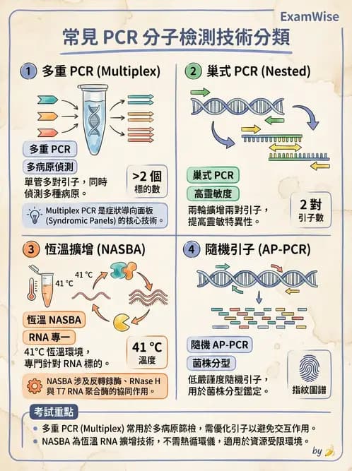 醫檢師 - 核酸擴增與萃取技術 - AI 圖文解析預覽