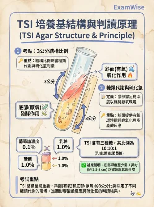 醫檢師 - 腸內菌鑑別方法與培養基 - AI 圖文解析預覽