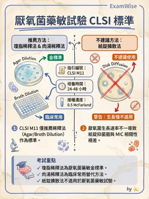 醫檢師 - 藥敏試驗方法 - AI 圖文解析預覽