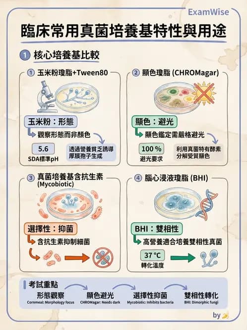 醫檢師 - 真菌診斷與治療 - AI 圖文解析預覽