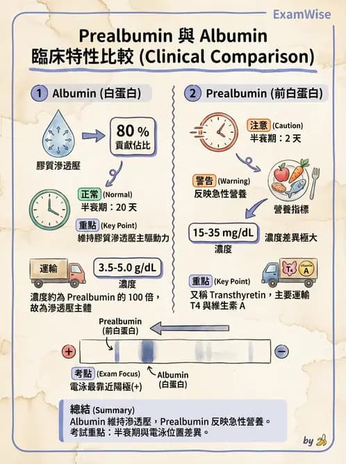 醫檢師 - 血清蛋白與蛋白質檢測 - AI 圖文解析預覽
