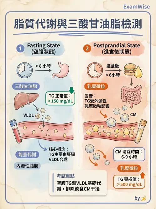醫檢師 - 脂質代謝與酮體 - AI 圖文解析預覽