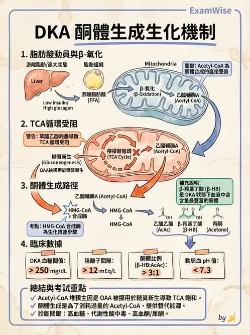 醫檢師 - 脂質代謝與酮體 - AI 圖文解析預覽