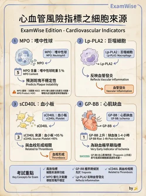 醫檢師 - 心肌標誌與心臟診斷 - AI 圖文解析預覽