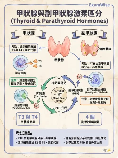 醫檢師 - 甲狀腺與垂體內分泌 - AI 圖文解析預覽