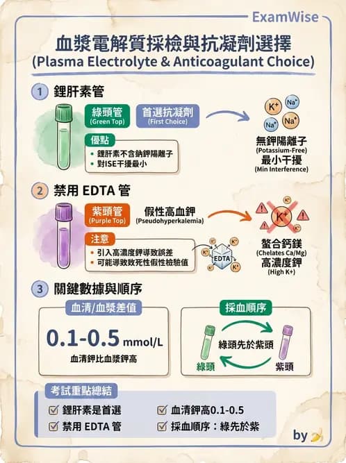 醫檢師 - 電解質與微量元素 - AI 圖文解析預覽