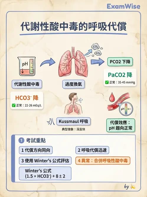 醫檢師 - 血液氣體分析及酸鹼平衡 - AI 圖文解析預覽