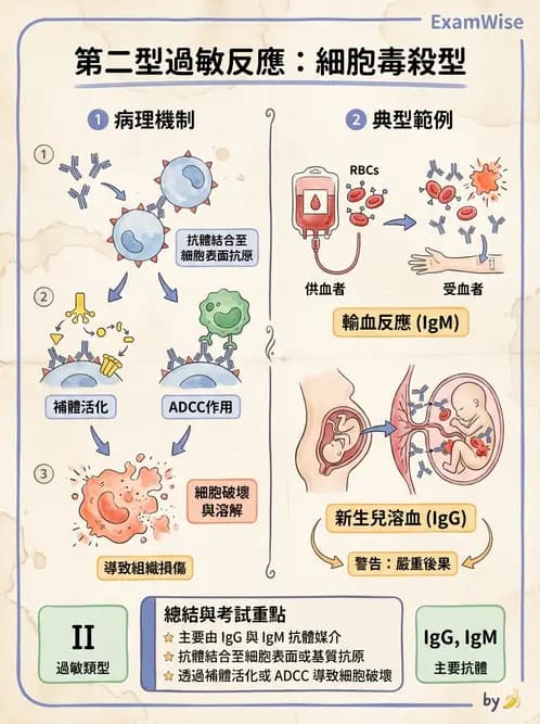 醫檢師 - 過敏反應及測試法 - AI 圖文解析預覽
