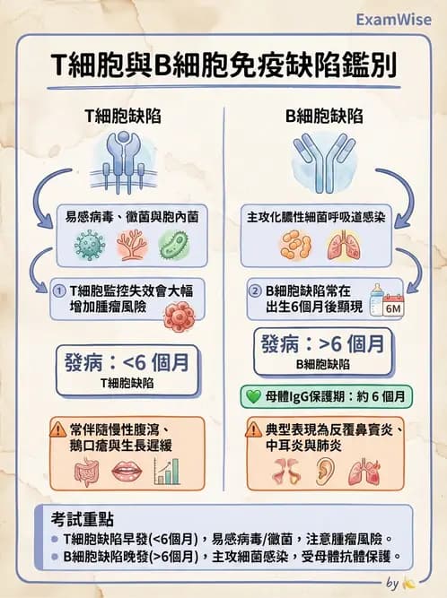 醫檢師 - 免疫缺陷 - AI 圖文解析預覽