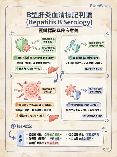 醫檢師 - B型肝炎病毒 - AI 圖文解析預覽