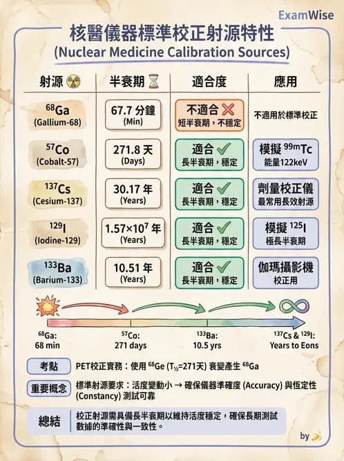 放射 - 核子醫學物理 - AI 圖文解析預覽