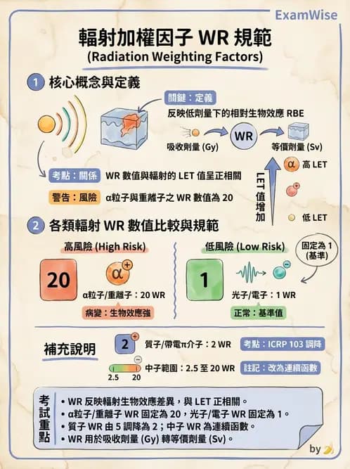 放射 - 輻射防護劑量量 - AI 圖文解析預覽