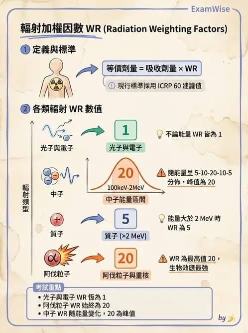 放射 - 輻射防護劑量量 - AI 圖文解析預覽