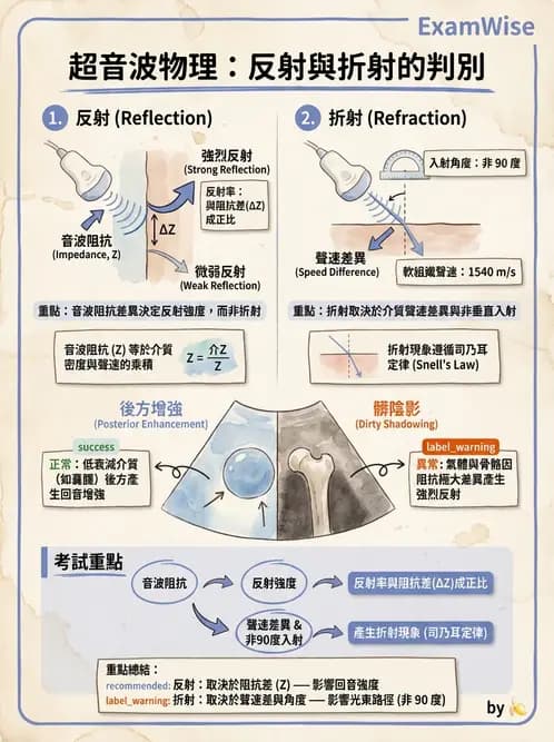 放射 - 超音波物理與技術 - AI 圖文解析預覽