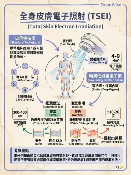 放射 - 全身放射治療技術(TBI/TSET) - AI 圖文解析預覽