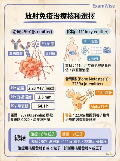 放射 - 治療用核醫藥物 - AI 圖文解析預覽
