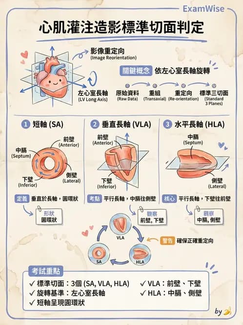放射 - 心臟灌注造影 - AI 圖文解析預覽