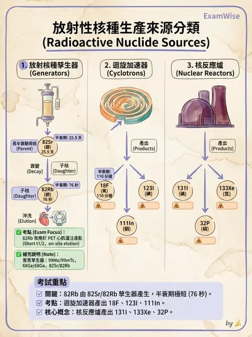 放射 - 核子醫學物理 - AI 圖文解析預覽